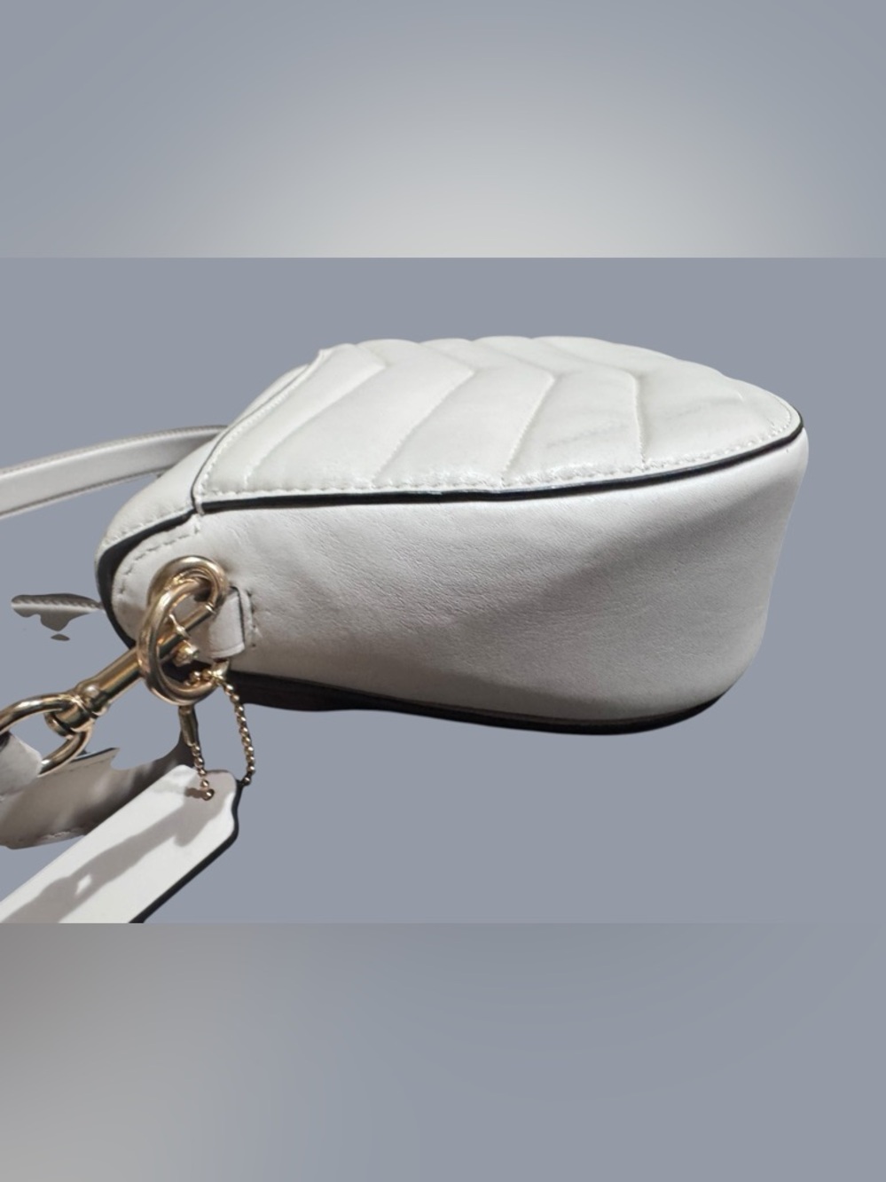 Coach Georgie Saddle Bag Puffy Quilting Horse Carriage - Picture 7 of 15